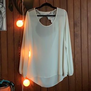 Ivory blouse